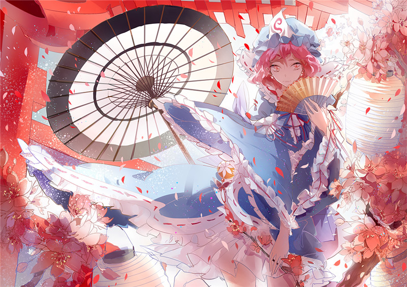 图片[2] - 东方project西行寺幽幽子壁纸图包原画插画素材P站同人图合集 - 语可次元 - 二次元美图写真海量免费4K壁纸资源分享