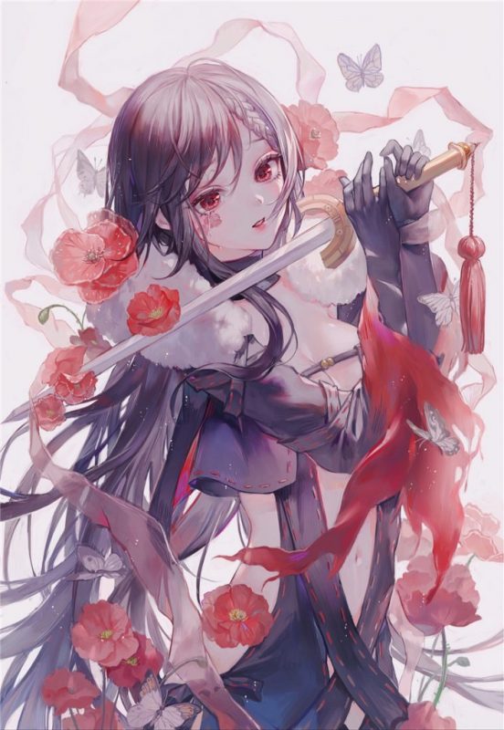 fate/FGO系列角色虞美人图集原画插画P站同人图片素材 - 语可次元 - 二次元美图写真海量免费4K壁纸资源分享