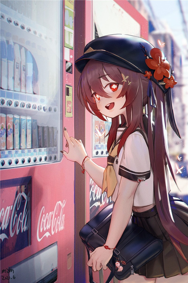 图片[8] - 原神胡桃4K8K超清壁纸立绘p站pixiv原画插画海报画集 - 语可次元 - 二次元美图写真海量免费4K壁纸资源分享
