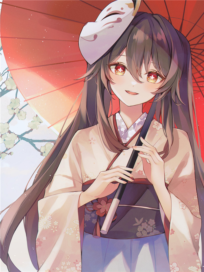 图片[9] - 原神胡桃4K8K超清壁纸立绘p站pixiv原画插画海报画集 - 语可次元 - 二次元美图写真海量免费4K壁纸资源分享
