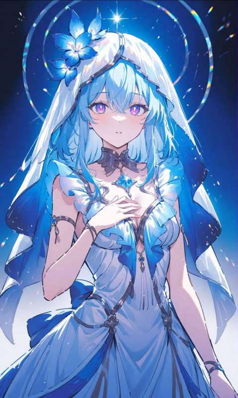 鸣潮(Wuthering Waves)的人气角色守岸人(The Shorekeeper)的高清角色图包 - 语可次元 - 二次元美图写真海量免费4K壁纸资源分享
