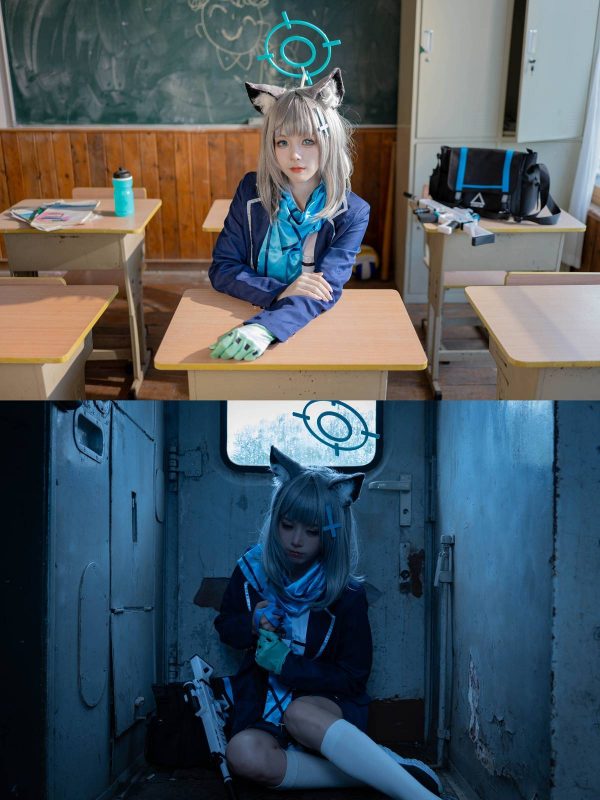 「碧蓝档案」砂狼白子 cosplay - 语可次元 - 二次元美图写真海量资源分享