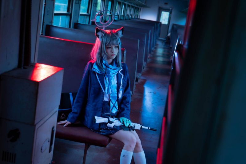 「碧蓝档案」砂狼白子 cosplay - 语可次元 - 二次元美图写真海量资源分享