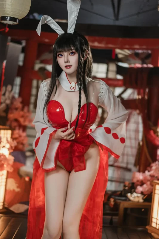 Natsuko_夏夏子 – 碧蓝航线 大山巫女兔 - 语可次元 - 二次元美图写真海量资源分享