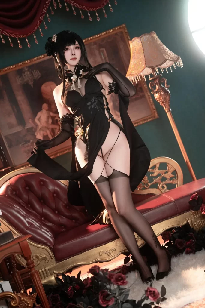图片[2] - Natsuko夏夏子 – 碧蓝航线 镇海旗袍 - 语可次元 - 二次元美图写真海量资源分享