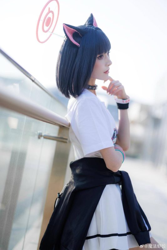 魔法虾饺扮演杏山和纱，COS还原度真不错！ - 语可次元 - 二次元美图写真海量资源分享