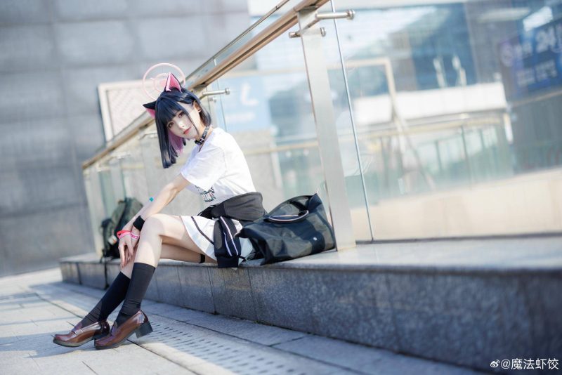 魔法虾饺扮演杏山和纱，COS还原度真不错！ - 语可次元 - 二次元美图写真海量资源分享