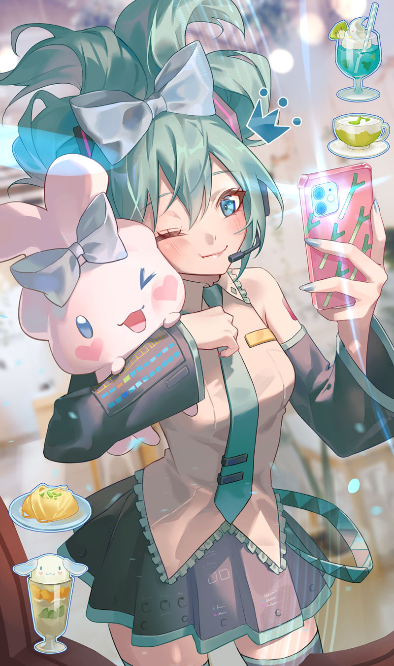 图片[9] - VOCALOID系列歌姬初音未来(miku)与三丽鸥人气角色图片CG包 - 语可次元 - 二次元美图写真海量资源分享